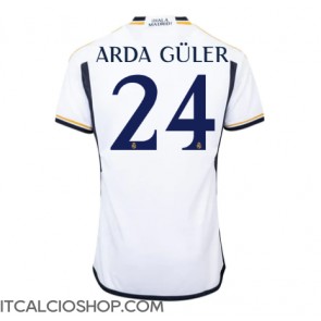 Real Madrid Arda Guler #24 Prima Maglia 2023-24 Manica Corta